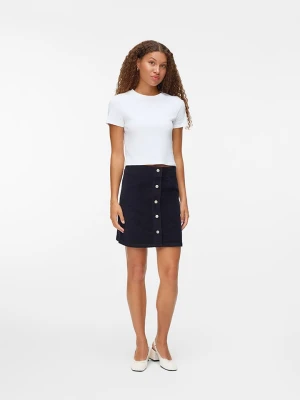 Vero Moda Spódnica sztruksowa w kolorze czarnym rozmiar: S