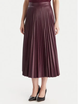 Vero Moda Spódnica z imitacji skóry Bella Holly 10319036 Fioletowy Regular Fit