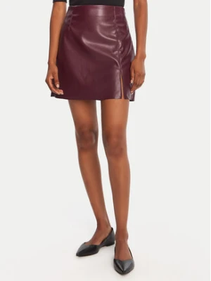 Vero Moda Spódnica z imitacji skóry Nelly 10322469 Fioletowy Regular Fit