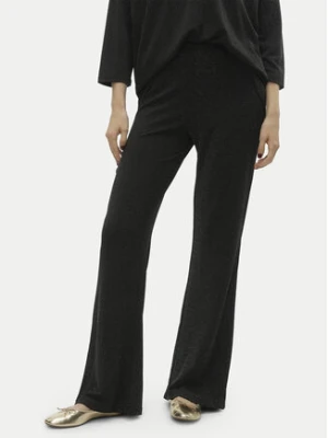 Vero Moda Spodnie dzianinowe Kanva 10296871 Czarny Regular Fit