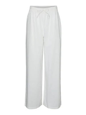 Vero Moda Spodnie "Linn" w kolorze białym rozmiar: L