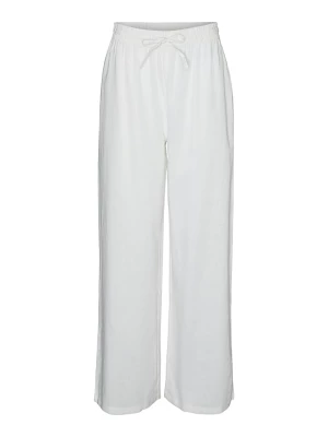 Vero Moda Spodnie "Linn" w kolorze białym rozmiar: L