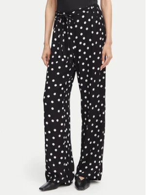 Vero Moda Spodnie materiałowe Elisa 10347961 Czarny Loose Fit