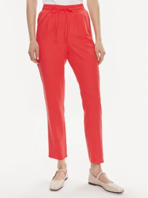 Vero Moda Spodnie materiałowe Jesmilo 10279691 Czerwony Regular Fit