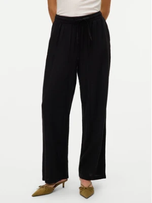 Vero Moda Spodnie materiałowe Linn 10305091 Czarny Loose Fit