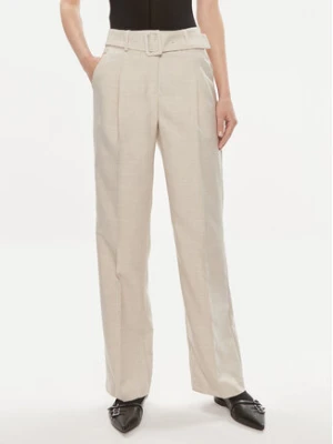 Vero Moda Spodnie materiałowe Nancy 10304626 Beżowy Straight Fit