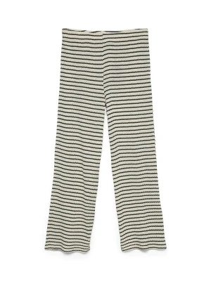 Vero Moda Spodnie w kolorze beżowo-czarnym rozmiar: L