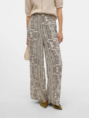 Vero Moda Spodnie w kolorze beżowym rozmiar: M