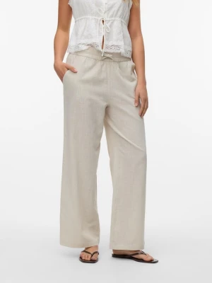 Vero Moda Spodnie w kolorze beżowym rozmiar: XL