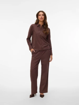 Vero Moda Spodnie w kolorze brązowym rozmiar: M