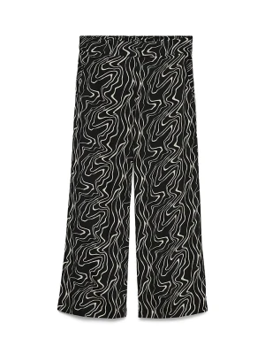 Vero Moda Spodnie w kolorze czarno-białym rozmiar: XS