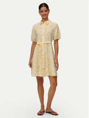 Vero Moda Sukienka codzienna Dicthe 10303728 Żółty jasny Regular Fit