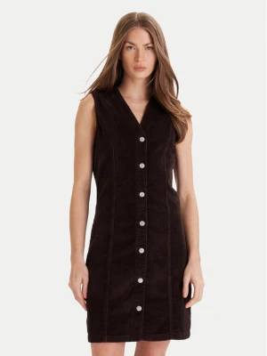 Vero Moda Sukienka codzienna Eden 10333959 Brązowy Regular Fit