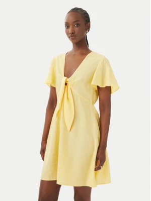 Vero Moda Sukienka codzienna Vira 10340739 Żółty Regular Fit