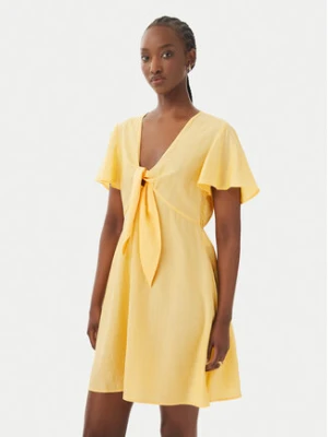 Vero Moda Sukienka codzienna Vira 10340739 Żółty Regular Fit
