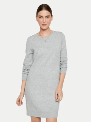 Vero Moda Sukienka dzianinowa 10215523 Szary Relaxed Fit