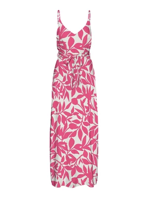 Vero Moda Sukienka "Easy" w kolorze różowo-białym rozmiar: M