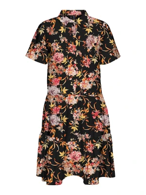 Vero Moda Sukienka "Jeanett" w kolorze czarnym ze wzorem rozmiar: XS