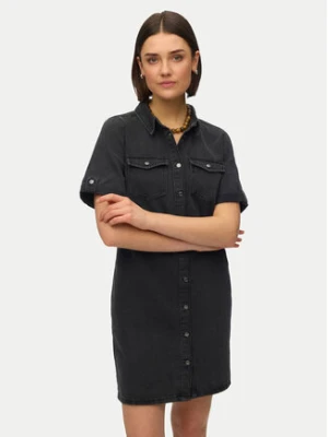 Vero Moda Sukienka jeansowa Jennie 10309665 Czarny Regular Fit