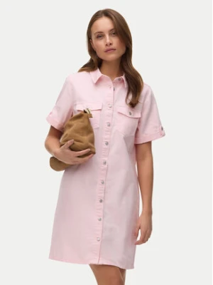 Vero Moda Sukienka jeansowa Jennie 10309665 Różowy Regular Fit