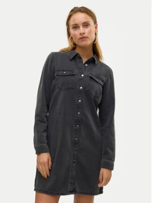 Vero Moda Sukienka jeansowa Jennie 10310968 Czarny Regular Fit