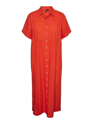 Vero Moda Sukienka "Jilla" w kolorze pomarańczowym rozmiar: S