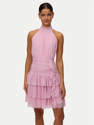 Vero Moda Sukienka koktajlowa Serena 10348178 Różowy Regular Fit