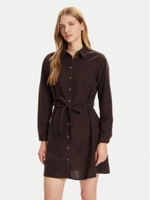Vero Moda Sukienka koszulowa Elly 10334288 Brązowy Regular Fit