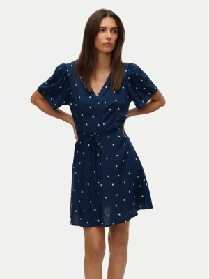 Vero Moda Sukienka letnia Alba 10292845 Granatowy Regular Fit