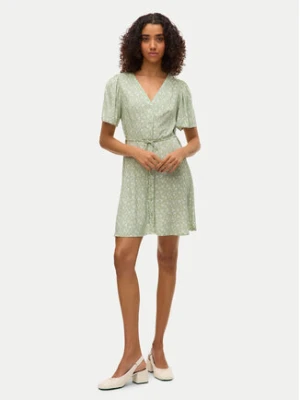 Vero Moda Sukienka letnia Alba 10292845 Zielony Regular Fit