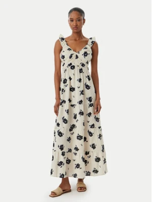 Vero Moda Sukienka letnia Dicthe 10341603 Beżowy Regular Fit