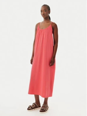 Vero Moda Sukienka letnia Luna 10286077 Koralowy Regular Fit