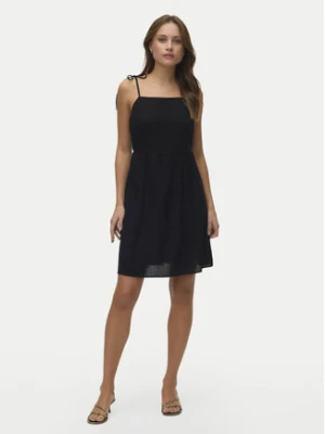 Vero Moda Sukienka letnia Mymilo 10340527 Czarny Regular Fit