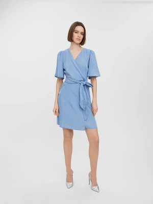 Vero Moda Sukienka "Liliana" w kolorze błękitnym rozmiar: S