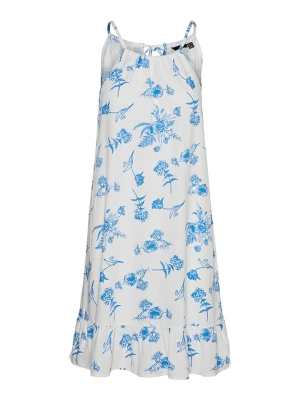Vero Moda Sukienka "Mymilo" w kolorze biało-błękitnym rozmiar: S