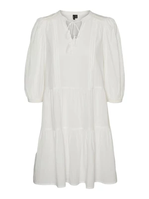 Vero Moda Sukienka "Pretty" w kolorze białym rozmiar: L