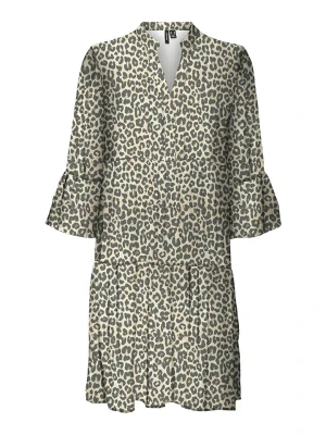 Vero Moda Sukienka w kolorze beżowo-brązowym rozmiar: M