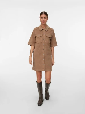Vero Moda Sukienka w kolorze beżowym rozmiar: S
