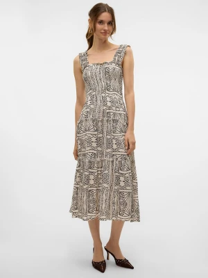 Vero Moda Sukienka w kolorze beżowym rozmiar: L