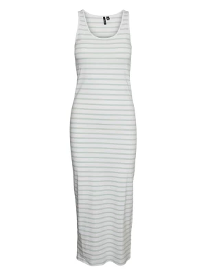 Vero Moda Sukienka w kolorze biało-jasnozielonym rozmiar: XL