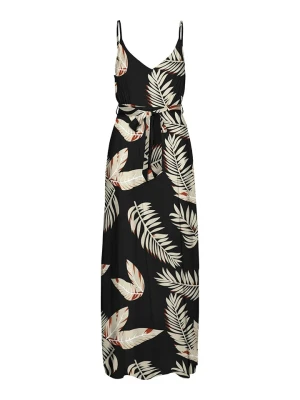 Zdjęcie produktu Vero Moda Sukienka w kolorze czarno-beżowym rozmiar: S