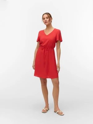 Vero Moda Sukienka w kolorze czerwonym rozmiar: L