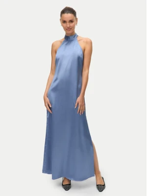 Vero Moda Sukienka wieczorowa Sally 10333766 Niebieski Regular Fit