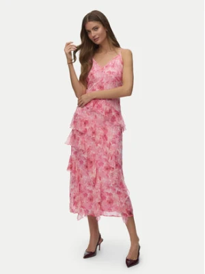 Vero Moda Sukienka wieczorowa Smilla 10346307 Różowy Regular Fit