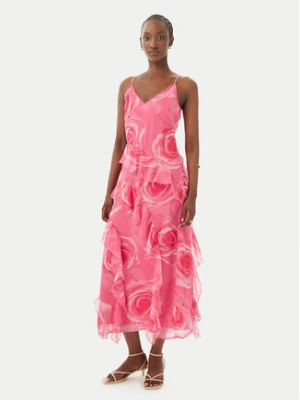 Vero Moda Sukienka wieczorowa Smilla 10346307 Różowy Regular Fit