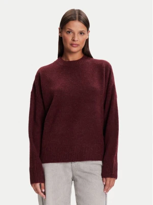 Vero Moda Sweter Boom 10320463 Bordowy Loose Fit