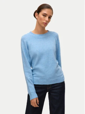 Vero Moda Sweter Doffy 10201022 Błękitny Regular Fit