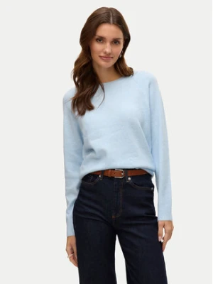 Vero Moda Sweter Doffy 10201022 Błękitny Regular Fit