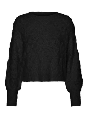 Vero Moda Sweter "Effy" w kolorze czarnym rozmiar: L