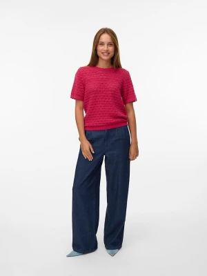 Vero Moda Sweter "Jaqueline" w kolorze różowym rozmiar: L